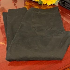 Cotton twill pants, jeans style, but stretchy material